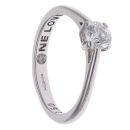 18ct White Gold 0.50ct Brilliant Cut Diamond Solitaire Ring