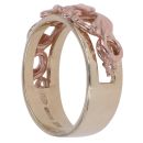 9ct Yellow and Rose Gold Vine Of Life Clogau Ring