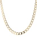 9ct Yellow Gold Curb Chain 22"