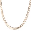 9ct Yellow Gold Curb Chain 22"
