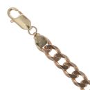 9ct Yellow Gold Curb Bracelet 8"