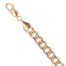 9ct Yellow Gold Curb Bracelet 8"