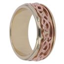9ct Yellow and Rose Gold Annwyl Clogau Ring