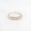 9ct Yellow Gold 1.20ct Lab Grown Diamond Five Stone Ring