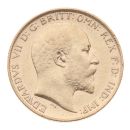 1910 Edward VII Large Head UK Half Sovereign Coin
