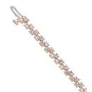 14ct White Gold 2.25ct Brilliant Cut Diamond Bracelet 8"