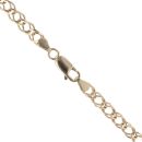 9ct Yellow Gold Double Curb Chain 20"