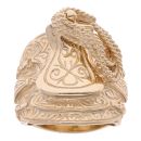 9ct Yellow Gold Saddle Ring