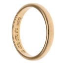 22ct Yellow Gold Wedding Band 3.65mm