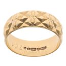 9ct Yellow Gold Wedding Band 6mm