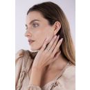 9ct White Gold 1.50ct Lab Grown Diamond Bubble Ring Lab Grown