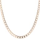9ct Yellow Gold Curb Chain 22"