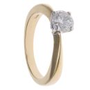 18ct Yellow Gold 1.00ct Brilliant Cut Diamond Solitaire Ring
