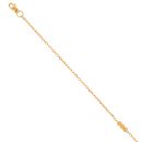 22ct Yellow Gold Bead Bracelet 7"