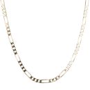 9ct Yellow Gold Figaro Chain 18"