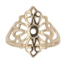 9ct Yellow Gold Fancy Cut Out Patterned Ring