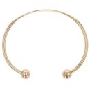 9ct Yellow Gold ID Torque Bangle