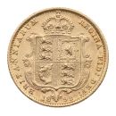 1892 Victoria Jubilee Head Shield UK Half Sovereign Coin