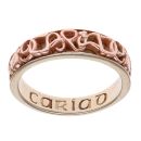9ct Yellow and Rose Gold Cariad Clogau Ring