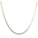 9ct Yellow Gold Curb Chain 18"
