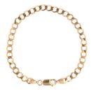 9ct Yellow Gold Curb Bracelet 8"