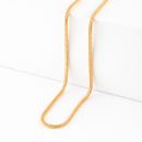 22ct Yellow Gold Foxtail Chain 20"