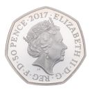 2017 Celebrating Beatrix Potter and Her Little Tales Tom Kitten 50 Pence Coin