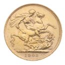 1903 Edward VII Large Head UK Full Sovereign Coin