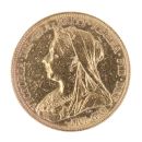 1899 Victoria Old Head Australia Full Sovereign Coin