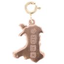 9ct Yellow and Rose Gold Wales Clogau Charm