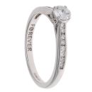 18ct White Gold 0.40ct Brilliant Cut Diamond Solitaire Ring