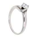 18ct White Gold 0.33ct Diamond Solitaire Ring