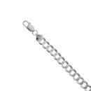 Silver Curb Bracelet 8.5"