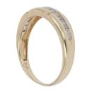 9ct Yellow Gold 0.15ct Round Brilliant Cut Diamond Eternity Ring