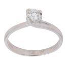 18ct White Gold 0.25ct Brilliant Cut Diamond Solitaire Ring