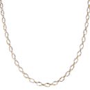 14ct Yellow and White Gold Fancy Chain 22"