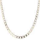 9ct Yellow Gold Curb Chain 20"
