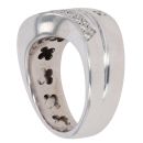18ct White Gold 0.25ct Brilliant Cut Diamond Fancy Ring