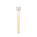 9ct Yellow Gold 0.50ct Emerald Cut Lab Grown Diamond Five Stone Ring