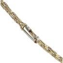 18ct Yellow and White Gold Fancy Chain 20"