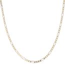 9ct Yellow Gold Figaro Chain 24"