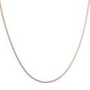9ct Rose Gold Curb Chain 20"