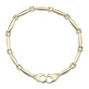 9ct Yellow Gold Fancy Bracelet 7"