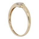 9ct Yellow Gold 0.10ct Diamond Solitaire Ring