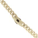 14ct Yellow Gold Monaco Classic Flex Curb Chain24"
