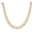 9ct Yellow Gold Curb Chain 22"