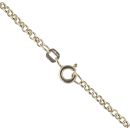 9ct Yellow Gold St Christopher Pendant and Chain 22"