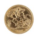 1911 George V Large Head UK Half Sovereign Coin