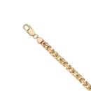 9ct Yellow Gold Byzantine Bracelet 9"