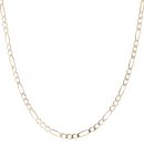 9ct Yellow Gold Figaro Chain 28"